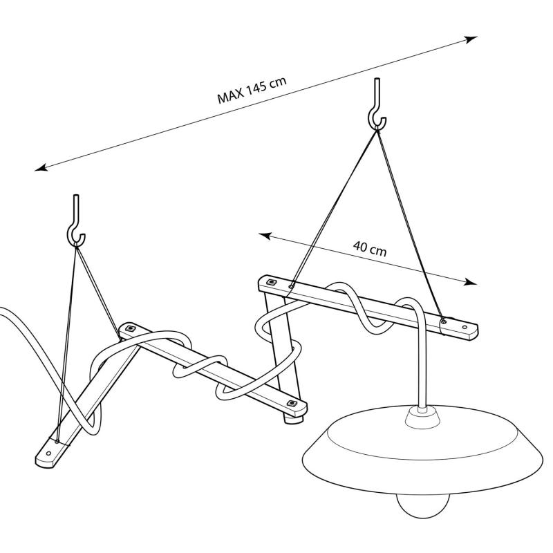 Produkt von Wandhalterung für Hängeleuchten Zigh-Zagh Modell ZIGH-ZAGH01 