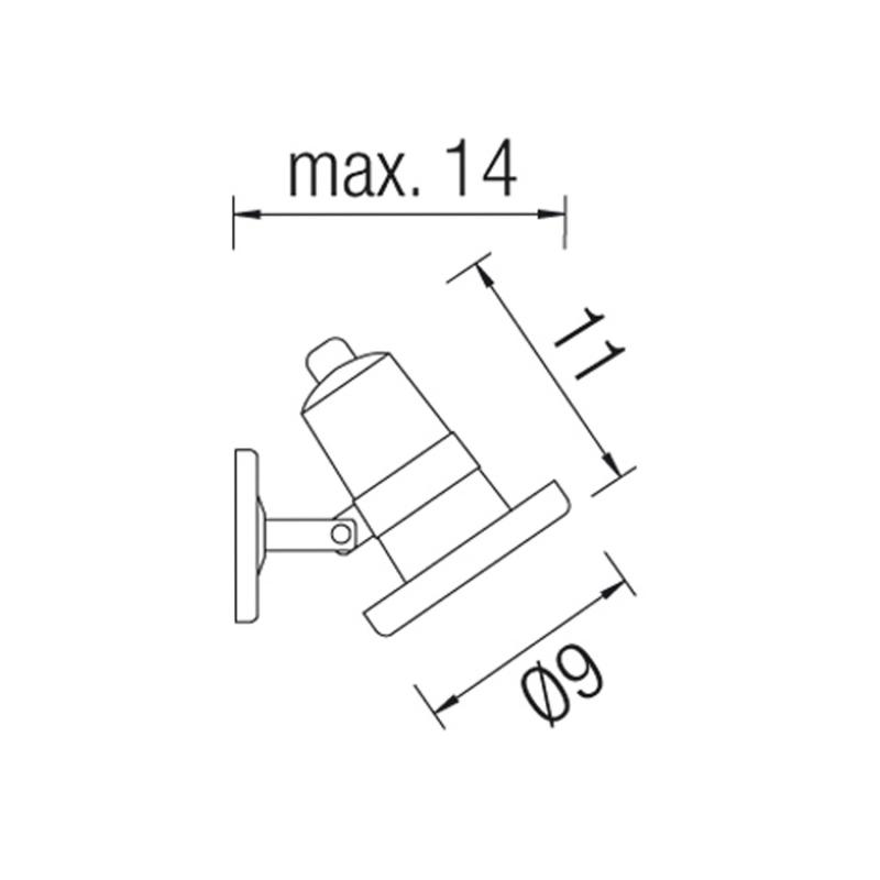 Produkt von LED-Wandleuchte Aqua Spotlight AISI 316 Tauchfähig IP68 GU5.3 LEDS-C4 05-9245-CA-37 