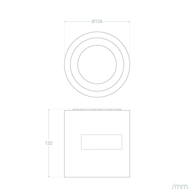 Product of 12W IP65 Cosmos Ceiling LED Ceiling Lamp LEDS-C4 15-9790-14-CL