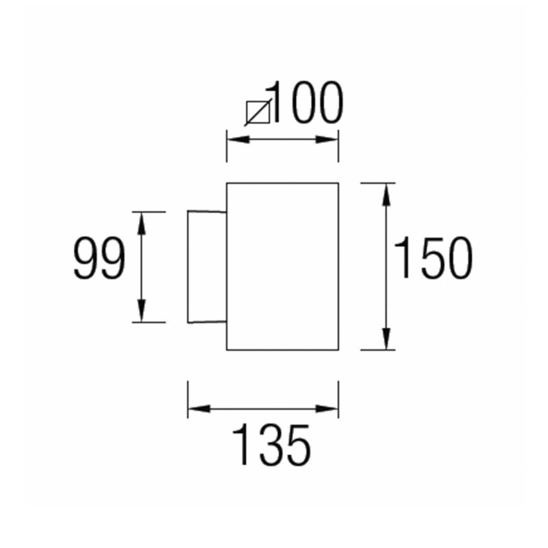 Produkt od Nástěnné LED Svítidlo 17,4W Afrodita Power LED-C4 05-9773-34-37