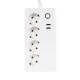 Produit de Bloc Multiprises 4 Prises Type F Schuko + 2 xUSB WiFi