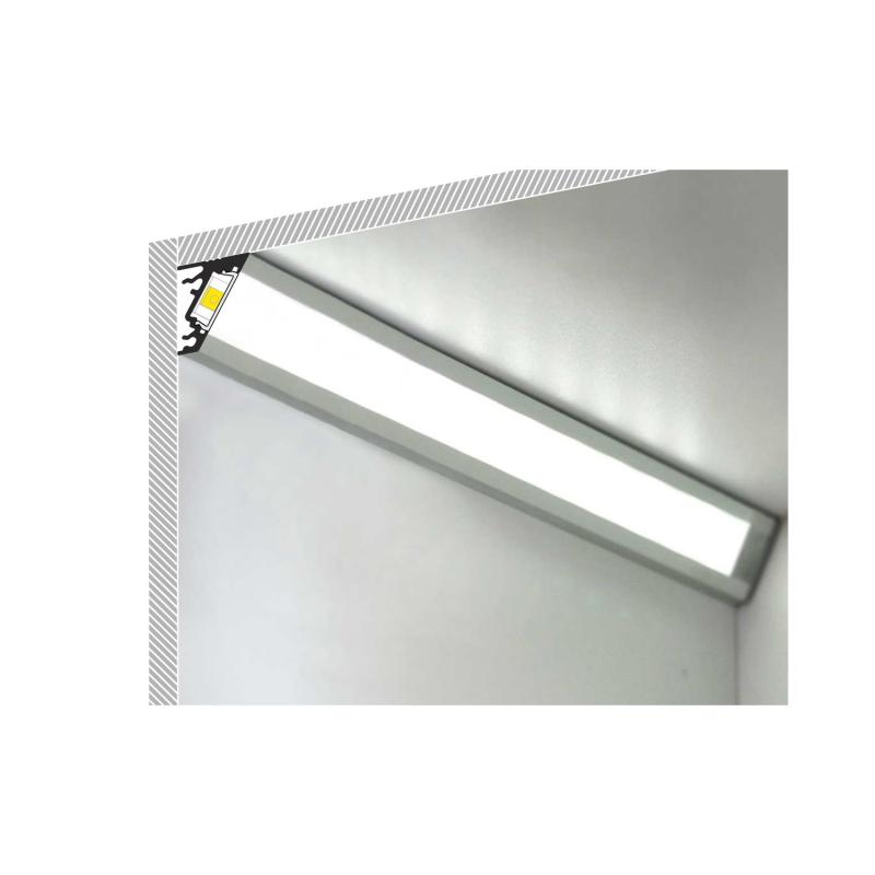 Produit de Profilé Aluminium Angle Variable 1m pour Rubans LED  jusqu'à 10mm 