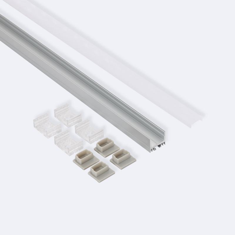 Produkt von Aluminiumprofil Oberfläche und Aufhängung für LED-Streifen bis 13 mm