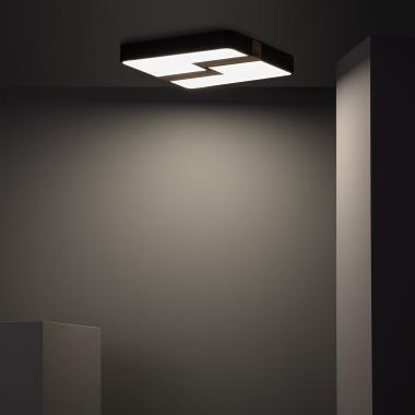 Produkt od Přisazené Stropní Čtvercové 35W LED Svítidlo Brusk Kovové CCT dle Výběru Výřez 480x480 mm 