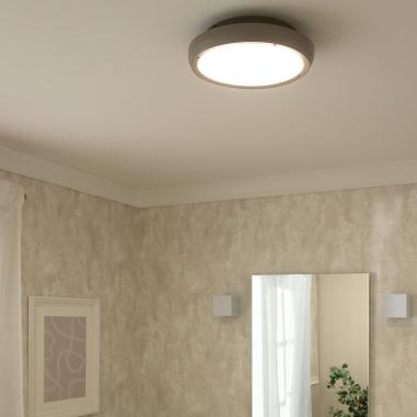 Product van Plafondlamp Rond Outdoor Ø300 mm  IP65 Curio Grijs