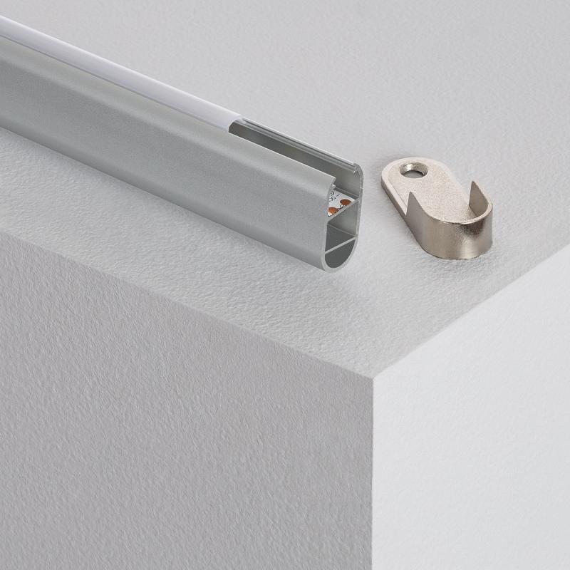 Produkt von Aluminiumprofil Kleiderstange für Garderobe für LED-Streifen bis 12mm