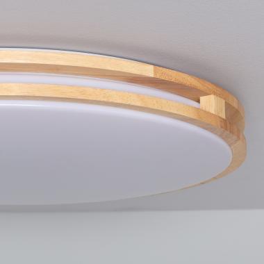 Produkt von LED-Deckenleuchte 20W Rund Holz Ø405 mm CCT Wählbar Donati 