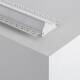 Product of Recessed Aluminium Profile for Plasterboard with Continuous Cover for LED Strip up to 20mm 