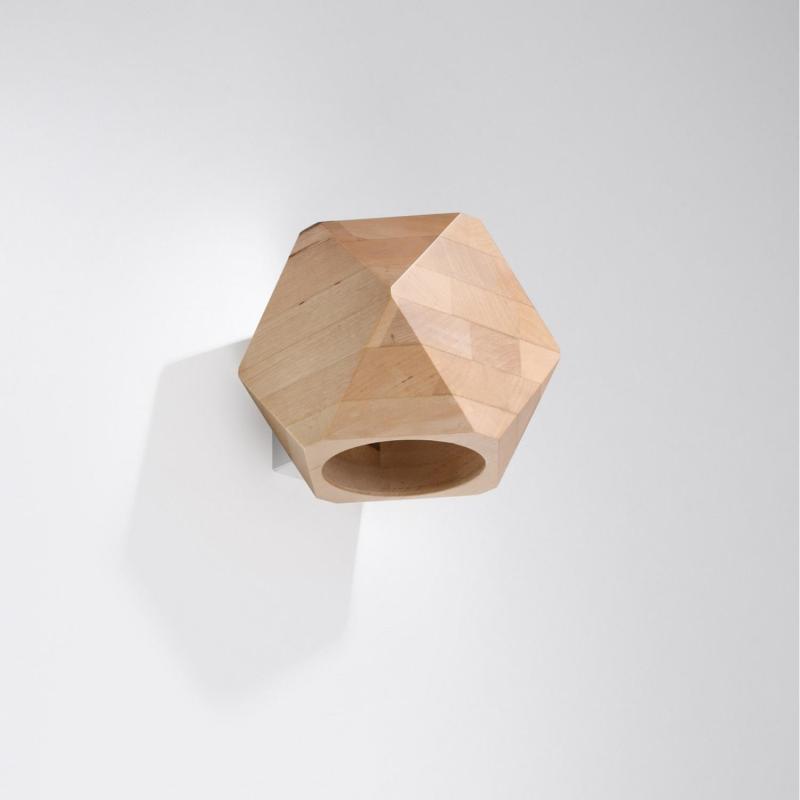 Product of Woody Wooden Wall Lamp SOLLUX