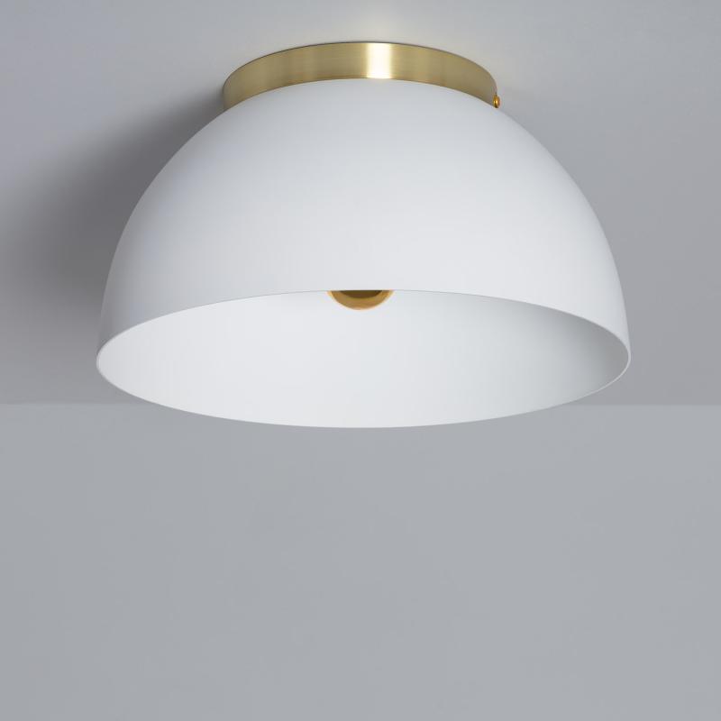 Product van Plafondlamp Rond Aluminium Ø300 mm Bosco Gold   