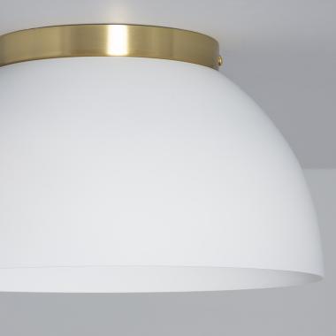 Product van Plafondlamp Rond Aluminium Ø300 mm Bosco Gold   