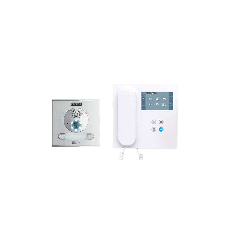 Product of FERMAX 94421 DUOX Plus WIFI 2L 2 Doorbell CITY VEO 4,3" Video Entry Kit