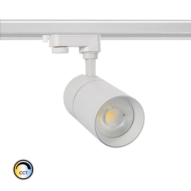 Produit de Spot LED sur Rail Triphasé 30W Dimmable Mallet CCT