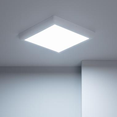 Prodotto da Plafoniera LED 24W Quadrata Metallo 300x300 mm Design Bianco