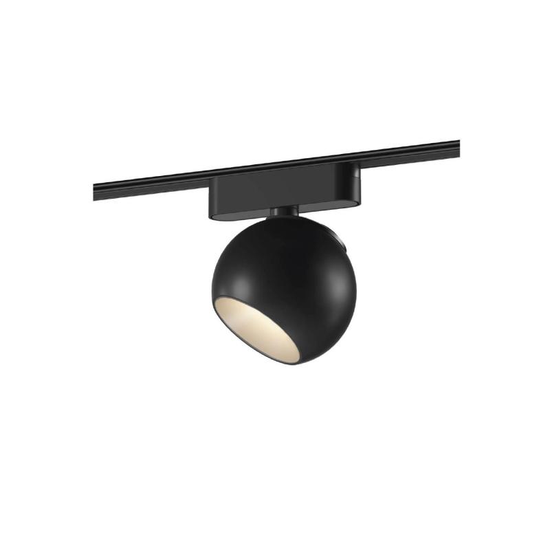 Produit de Spot LED sur Rail Magnétique 25mm Extra-Plat 12W Concave 48V Ø100 mm Noir