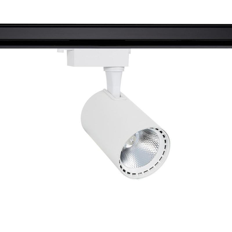 Produit de Spot LED sur Rail Monophasé 30W Bron Blanc