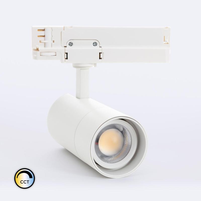 Produit de Spot LED sur Rail Triphasé 20W Wild CCT Multi-Angle 24-60º