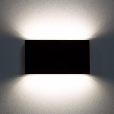 Prodotto da Applique da Parete per Esterno LED 10W Doppia Luce Rettangolare Nero Einar 