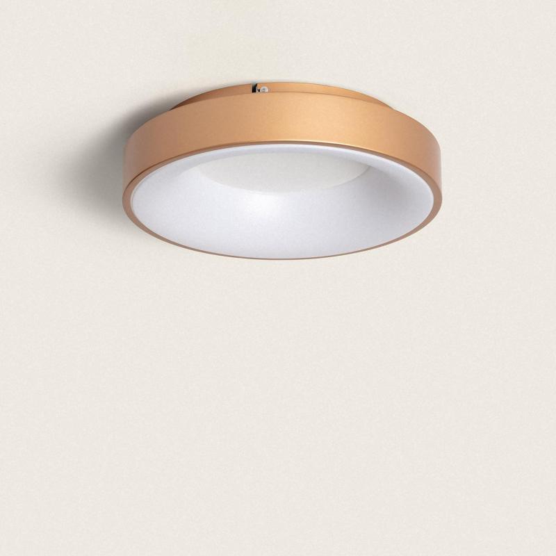 Product van Plafondlamp LED 30W Rond Metaal Ø380 mm CCT Selecteerbaar Jacob 