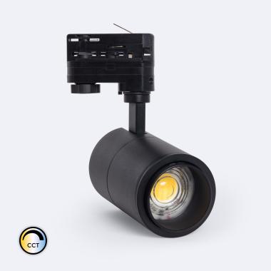 Lištový LED Reflektor Třífázový 20W Stmívatelný TRIAK CCT Pulyx 15-60º