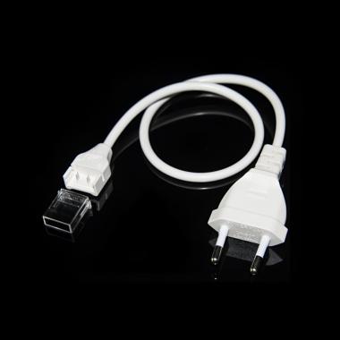 Product Power Cable for 220V AC Monochrome Autorectified Silicone FLEX COB LED Strip 10mm Wide