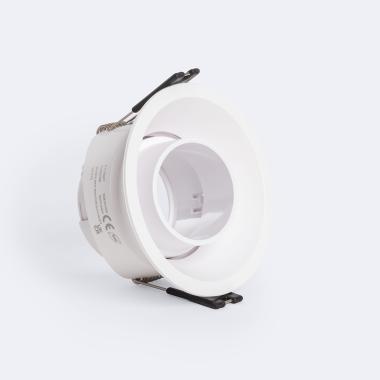 Portafaretto Downlight Conico Orientabile Basso UGR per Lampadina LED GU10 / GU5.3 Foro Ø85 mm Suefix