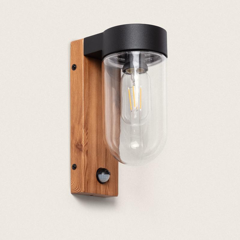 Product van Wandlamp OutdoorRVS  en Glas met Bewegingssensor Sentinel