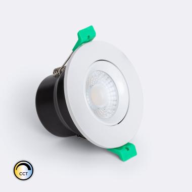 5-8W Round Dimmable Fire Rated IP65 LED Downlight Ø 65 mm Cut-out Solid Design Adjustable