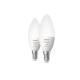 Produit de Pack Ampoules LED Intelligentes E14 2x4W 470 lm PHILIPS Hue White 