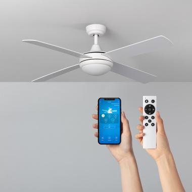 Ventilateur de plafond Silencieux Blanc Navy 132cm Moteur DC