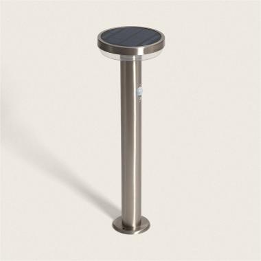 Barton 5W Aluminium Outdoor Solar LED Bollard with Motion Sensor 50cm