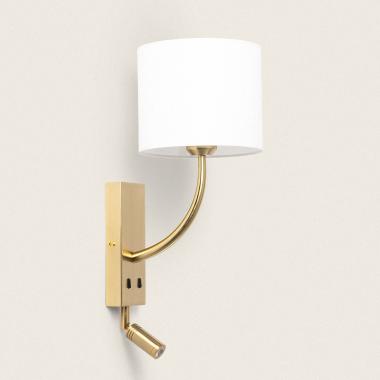 Lampada da Parete con Luce da Lettura 2,5W Metallo Gold-Teylo