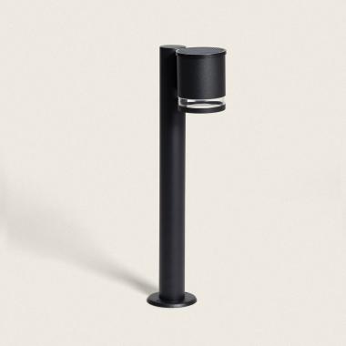 Draco Aluminium Outdoor Solar LED Bollard 50cm