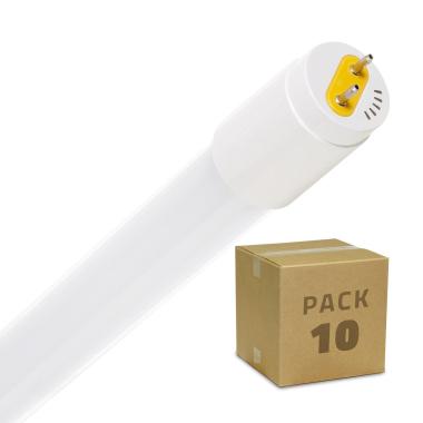 Pack 10 Tubi LED T8 150 cm 22W 140lm/W Connessione Unilaterale Vetro