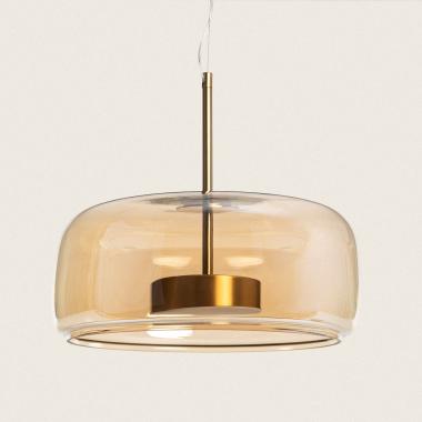 Aba 7W Metal & Glass LED Pendant Lamp