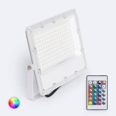 Schijnwerper LED 100W  RGB IP65 S2 Promet IR Afstandsbediening