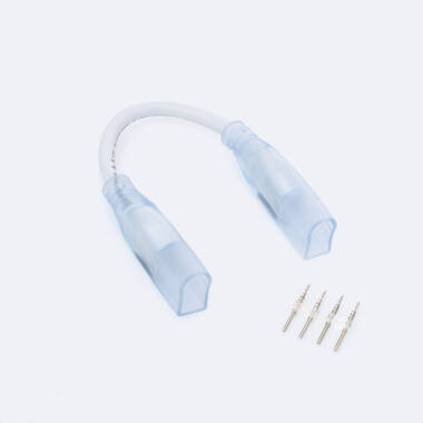 Connector Neon LED Strip Dimbaar 220V SFLEX8 Dubbel met Kabel