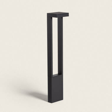 Droxe 10W Aluminium Outdoor LED Bollard in Black 65cm