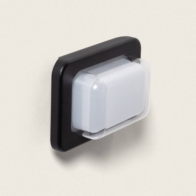 Product of Gulpos Oblong 8W Outdoor LED Wall Lamp in Black 