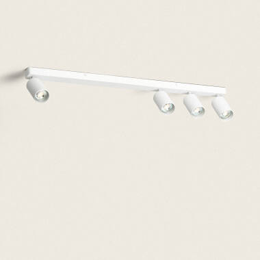 Lampada da Soffitto Alluminio Breixo 4 Faretti