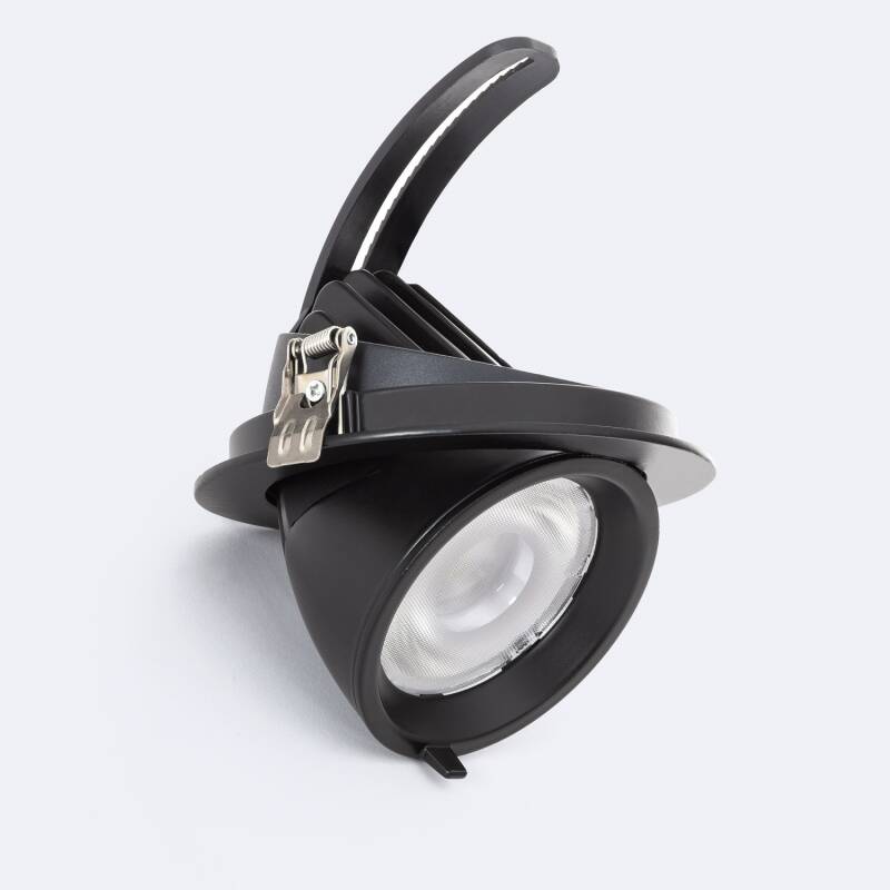 Product van Downlight  Rond Richtbaar LED 24W OSRAM 120 lm/W  Zwart  LIFUD No Flicker