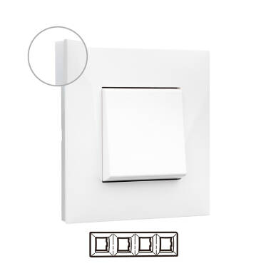 LEGRAND Valena Next 741004 White 4 Element Embellishing Plate