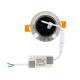 Product van Downlight COB Rond Richtbaar LED 12W Zilver Zaag maat Ø 90 mm No Flicker