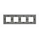 Product van Sierframe 4 X schakelaars / stopcontact Modern