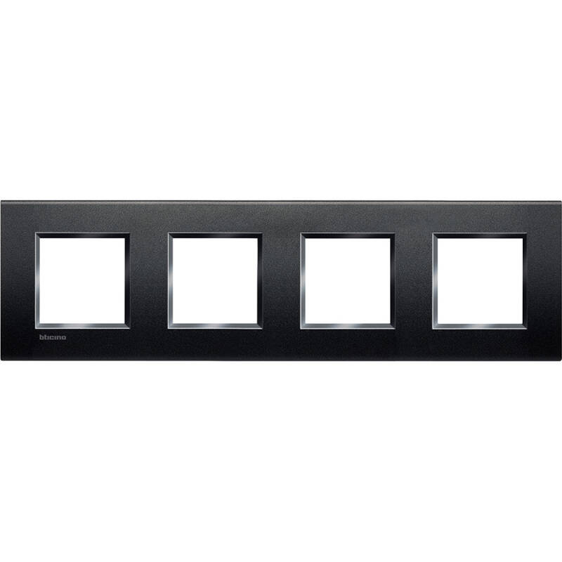 Product of BTicino Living Light 4x2 Modules Square Plate LNA4802M4BI