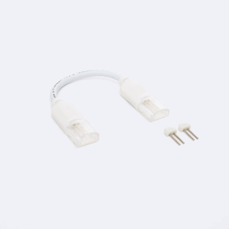 Produkt von Verbinder Doppelt mit Kabel für LED-Streifen Selbstgleichrichtend 220V AC SMD IP65 Breite 12mm Einfarbig