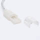 Product van Dubbele Connector met Kabel voor Zelf-Rectificerende LED Strip 220V AC SMD IP65 Breedte 2mm Monocolour