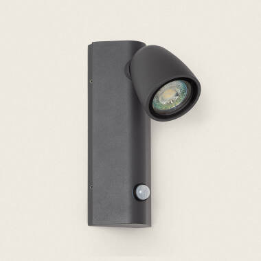 Abel Aluminium Outdoor Wall Lamp with Motion Sensor