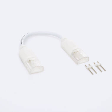 Schnellverbinder Doppelt mit Kabel für LED-Streifen 220V AC COB IP65 Breite 12mm