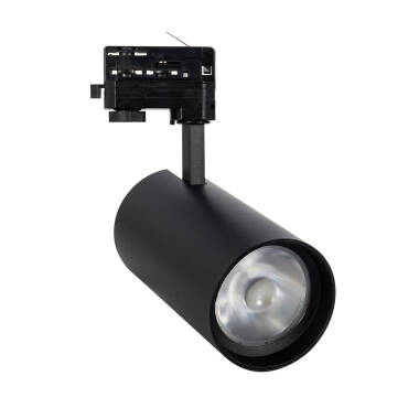 3-Circuit Track LED Spotlight 40W d'Angelo CCT Black PHILIPS Xitanium 15-36º